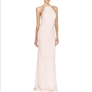 💞JS Boutique Womens Pintuck Evening Pink Dress💞